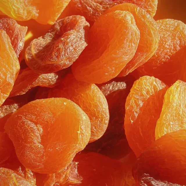 Dried apricots and nuts